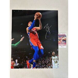 Tobias Harris signed autographed Philadelphia 76ers 16x20 photo JSA